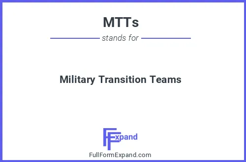 Full form of MTTs