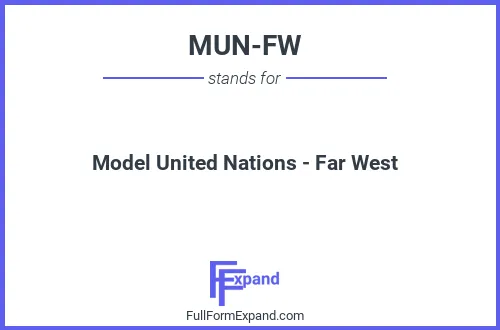 Full form of MUN-FW