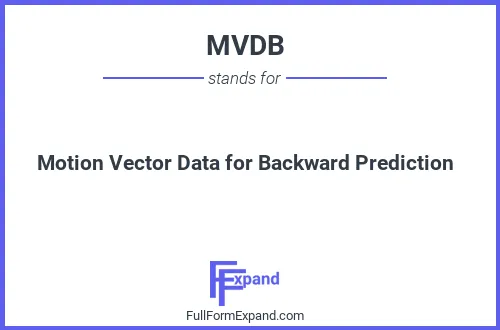 Full form of MVDB