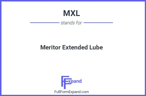Full form of MXL