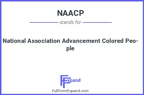 Full form of NAACP