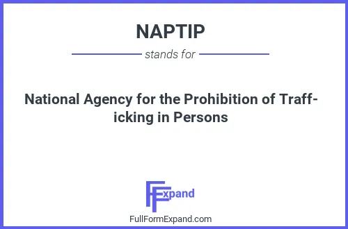 Full form of NAPTIP