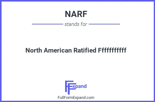 Full form of NARF