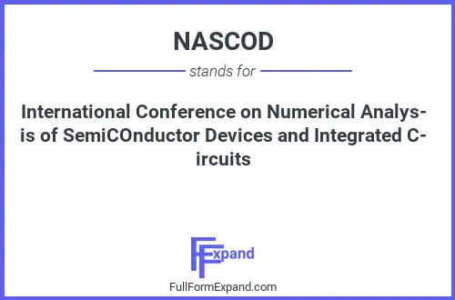 Full form of NASCOD
