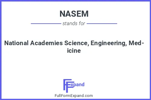 Full form of NASEM