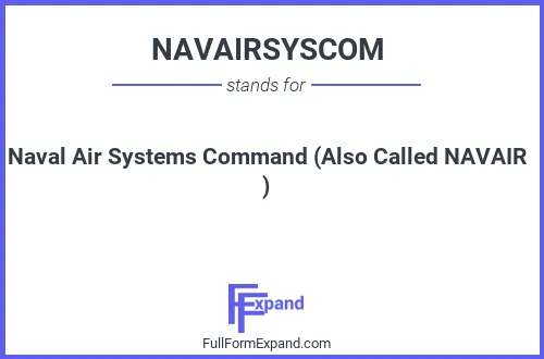 Full form of NAVAIRSYSCOM
