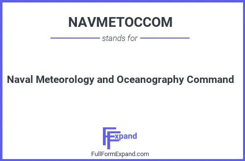 Full form of NAVMETOCCOM