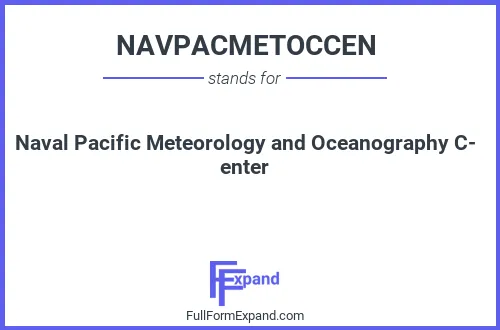 Full form of NAVPACMETOCCEN