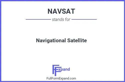 Full form of NAVSAT