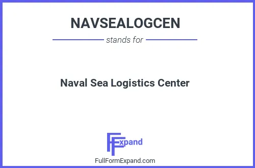 Full form of NAVSEALOGCEN