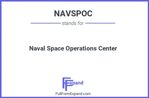 Full form of NAVSPOC