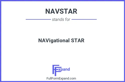 Full form of NAVSTAR