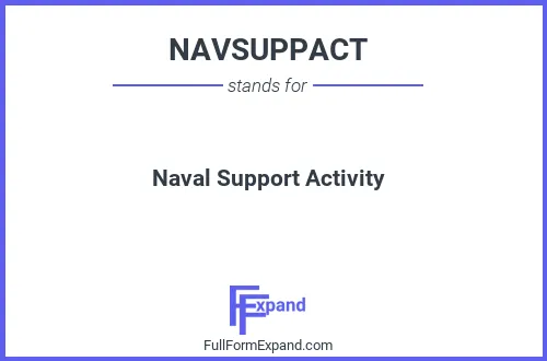 Full form of NAVSUPPACT