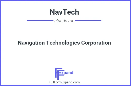 Full form of NavTech