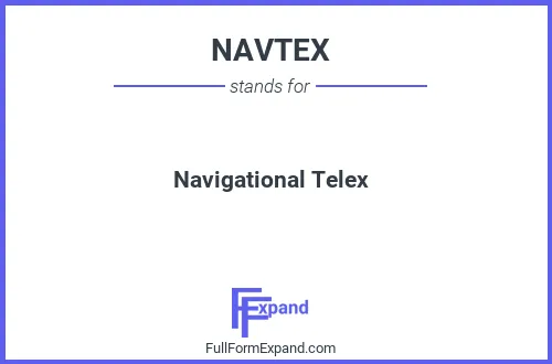 Full form of NAVTEX