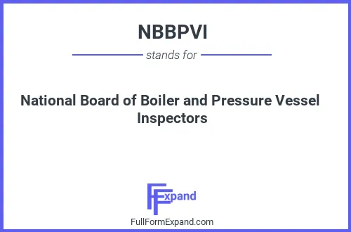 Full form of NBBPVI
