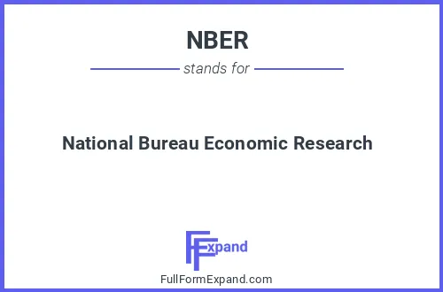 Full form of NBER