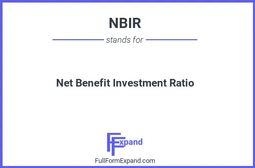 Full form of NBIR