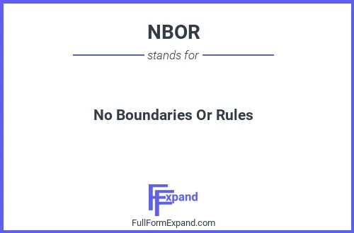 Full form of NBOR