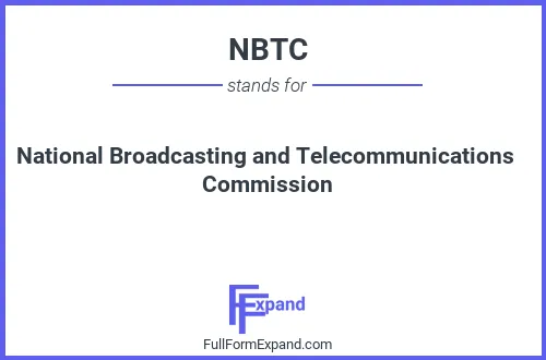 Full form of NBTC