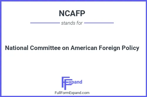 Full form of NCAFP