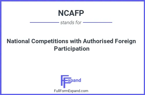 Full form of NCAFP