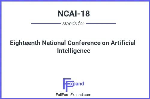 Full form of NCAI-18