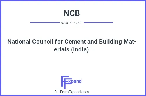 Full form of NCB