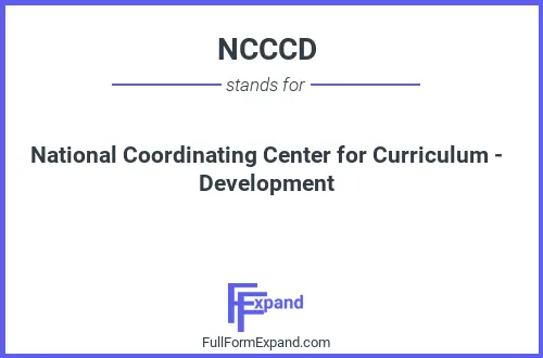 Full form of NCCCD