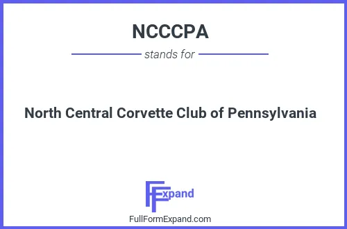 Full form of NCCCPA