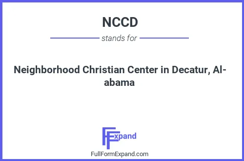 Full form of NCCD