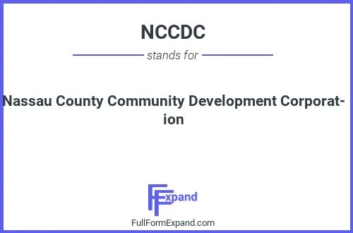 Full form of NCCDC