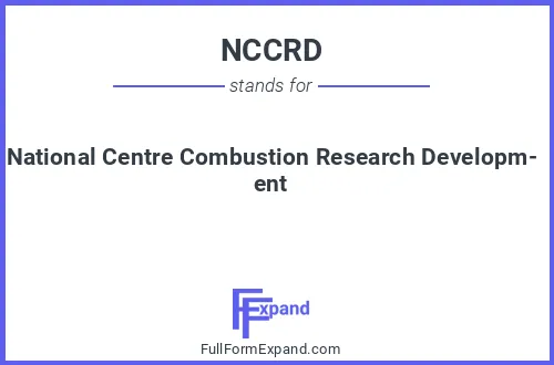 Full form of NCCRD