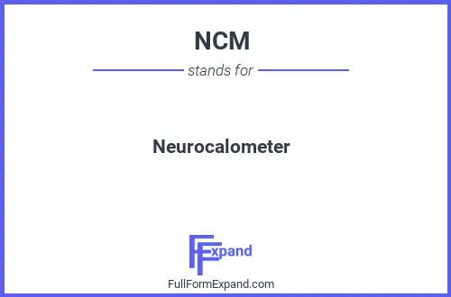 Full form of NCM