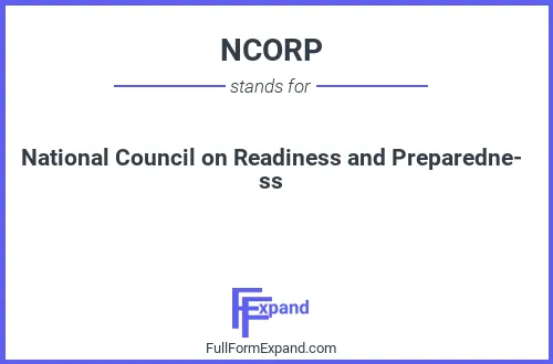 Full form of NCORP