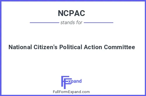 Full form of NCPAC