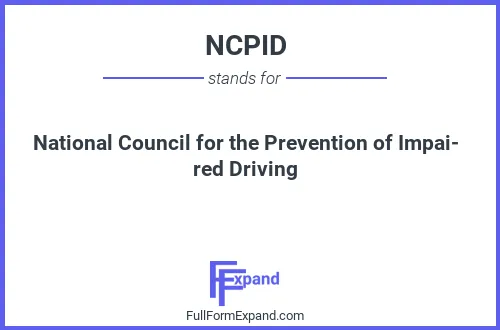 Full form of NCPID