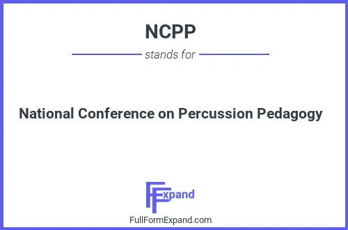 Full form of NCPP