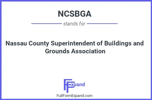 Full form of NCSBGA