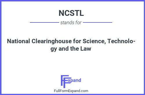 Full form of NCSTL