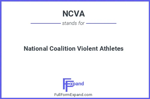 Full form of NCVA