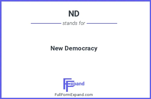 Full form of ND