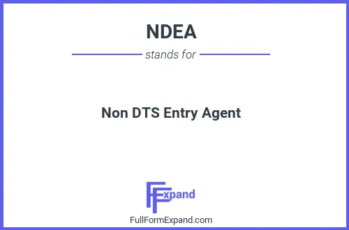 Full form of NDEA