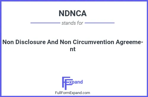 Full form of NDNCA