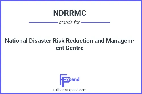 Full form of NDRRMC