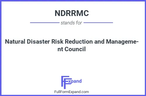 Full form of NDRRMC