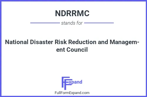 Full form of NDRRMC