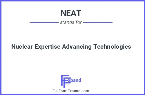 Full form of NEAT