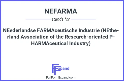 Full form of NEFARMA