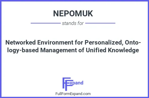 Full form of NEPOMUK